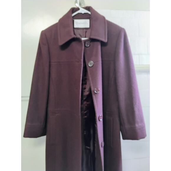 Plumb Colored Wool Blend Women's Blazer fun Chadwick's. Small. Office Attire. - Picture 10 of 14